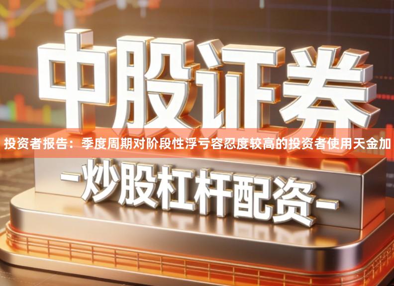 投资者报告：季度周期对阶段性浮亏容忍度较高的投资者使用天金加
